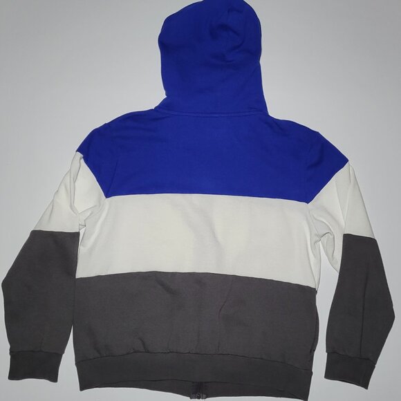 DisneyLand Parks Womens Blue Gray and White Full Zip Hooded Jacket Size XL - Picture 2 of 16